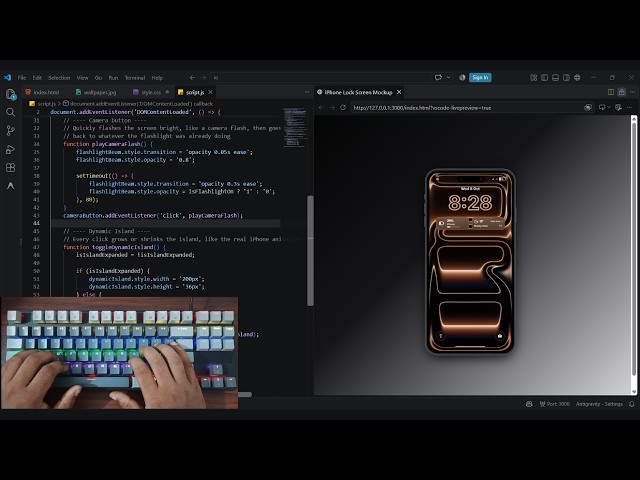 Coding an iOS Lock Screen in HTML & CSS (Next-Leve  l Aesthetic) 💻✨