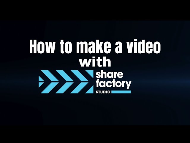 How to use SHAREfactory on PS5