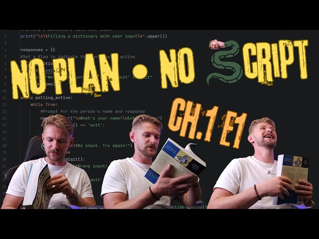 Zero to Code Hero | Python Crash Course Ch.1 Ep.01