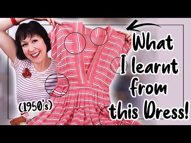 5 SEWING TECHNIQUES I LEARNT FROM LOOKING INSIDE VINTAGE CLOTHING! (AKA Garment Archaeology!)