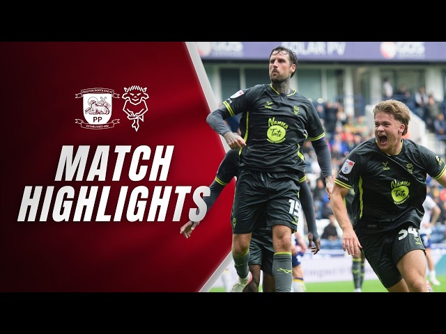 Match highlights | Preston North End v Lincoln City