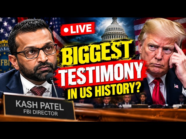 LIVE: FBI Director Kash Patel Testifies Before The Senate Judiciary Committee | Kash Patel Live