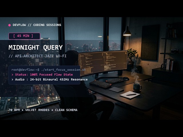 GraphQL Midnight Query 🔮💻 [ 45 MIN ] Smooth Jazz Chords & Lo-Fi Beats for API Architects