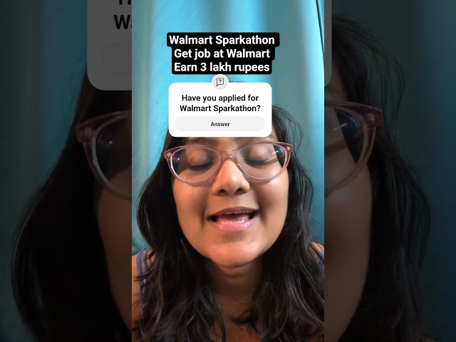 Walmart Sparkathon 2025 #placement #hiring #walmart