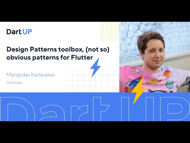 Design Patterns toolbox, (not so) obvious patterns for Flutter — Mangirdas Kazlauskas, Devbridge