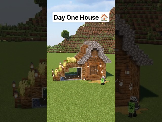 Mini Day ONE House in MINECRAFT 🏠✨