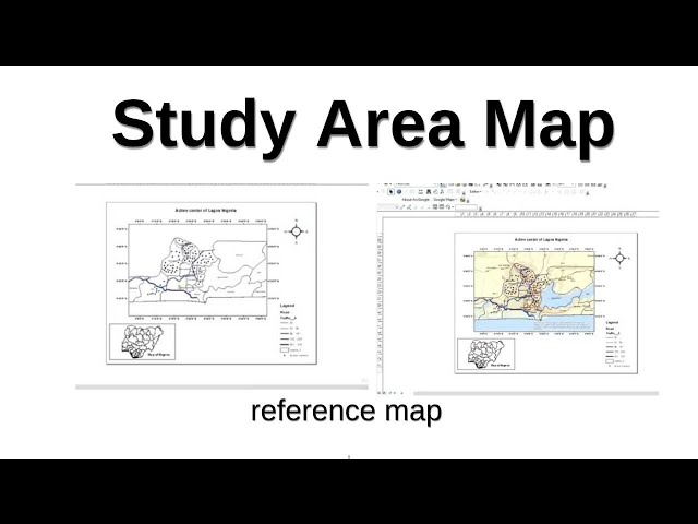 How to Create Study Area Map