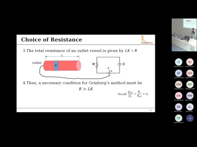Imposing Ratios of Outlet Flow Rates on Large Arterial Networks with Two-Element Windkessel Model