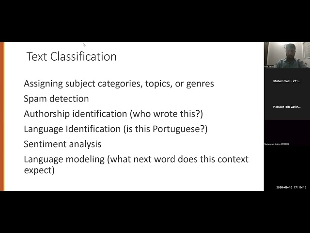 NLP - Lecture 6, Text Classification, Feedforward Neural Networks
