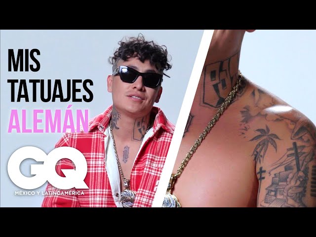 Alemán, el rapero mexicano, cuenta la historia de sus tatuajes | GQ México y Latinoamérica