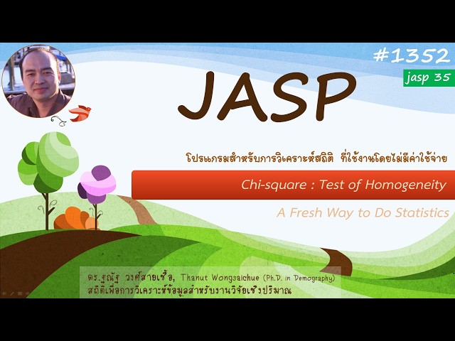 JASP 35: Chi-square - test of homogeneity