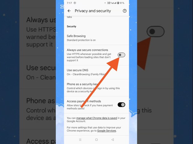 How To Enable Always Use Secure DNS In Chrome Browser #shorts #viralshort#youtubeshorts#shortvideo