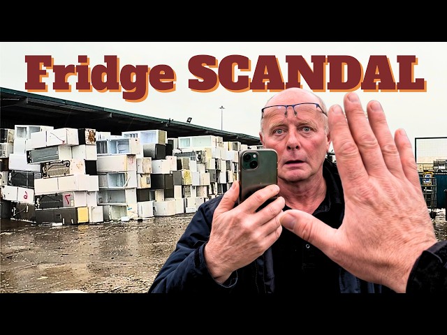 I Nearly Got ARRESTED for Exposing the Biggest REFRIGERATOR Recycling SCANDAL