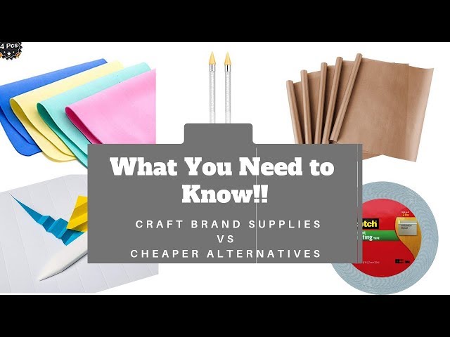 How to Save Lots of Money When Buying Craft Tools | Comparing Quality and Price