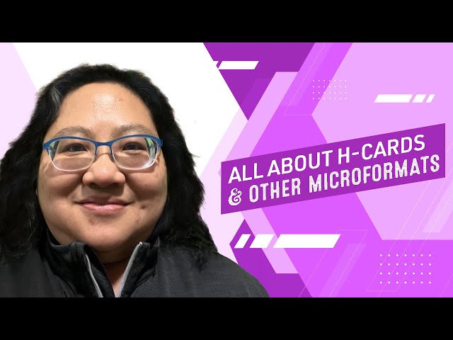 Coding for Beginners: Recap #6—All about Microformats and the h-card