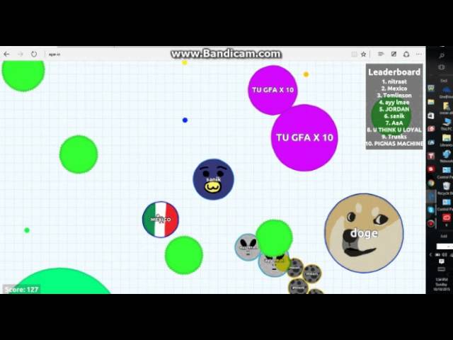 geting served 5 times [AGAR.IO]#getserved  part 1