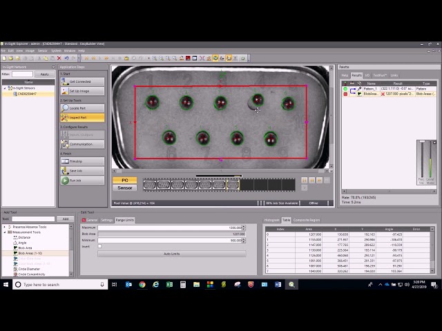 Machine Vision 101 - Blob Area
