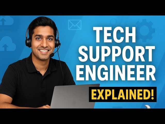 Technical Support Engineer Role Explained: Skills, Salary, and Career Growth 🔧💼