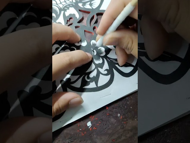 Traditional Precision Paper Carving ✂️🐟