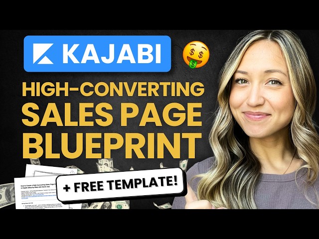 Create a High-Converting Sales Page in Kajabi (Step-by-Step Tutorial)