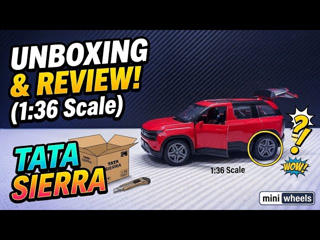 TATA Sierra New | Scale Model | Red Unboxing 