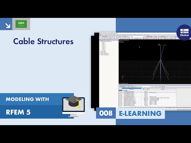 Modeling with RFEM 5 | 008 Cable Structures