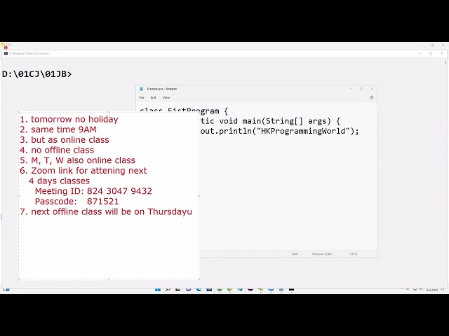 15 Day  14     Core Java     More Pratice Example Program