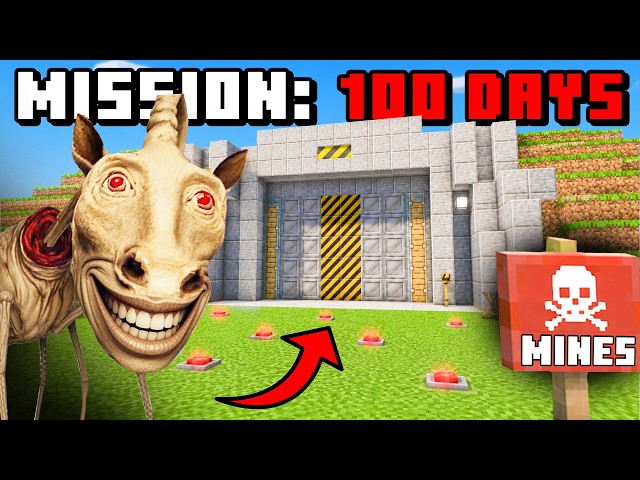 Surviving 100 Days In Minecraft's DEADLIEST Bunker #4