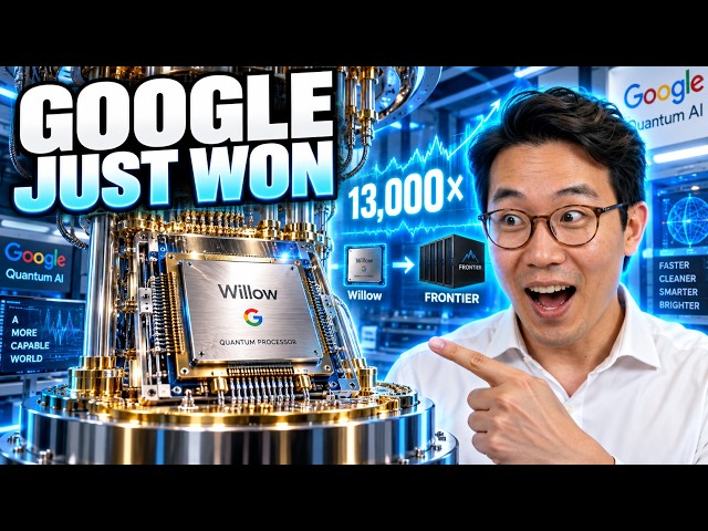 Google's Quantum Computer Just Crossed a Line Nobody Has — No Joke