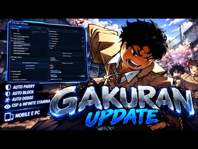 Gakuran Script – AUTO RHYME, AUTO PARRY, INFINITE STAMINA, NO DODGE COOLDOWN, UNDETECTED (BEST)