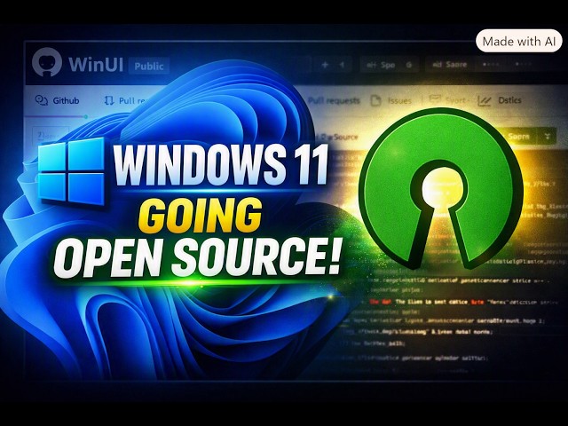 Windows 11 Just Crossed the Line — WinUI Is Now Fully Open Source, and This Changes Everything
