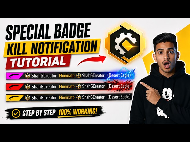 How to Make Special Badge Kill Notifications in Craftland | Shah G Creator | Craftland Tutorial