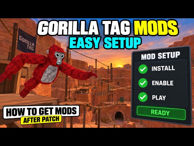 Gorilla Tag Mods 2026 🚀 NEW Easy Setup | How to Get Mods in Gorilla Tag After Patch