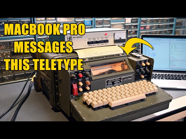 MacBook to Teletype: Building a Test Message Generator