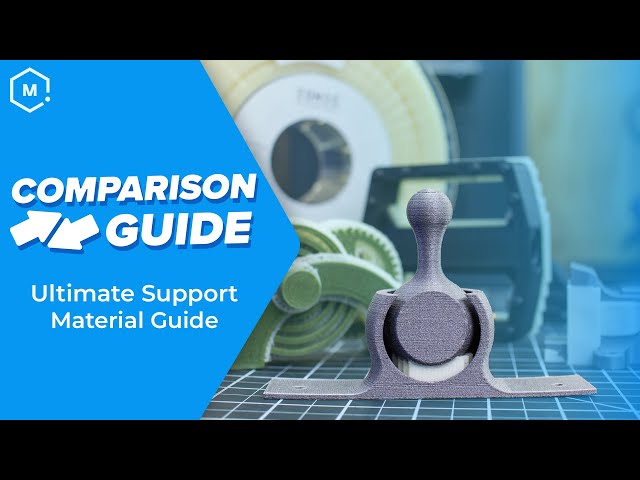 Choosing the Right 3D Printing Support Material // Comparison Guide