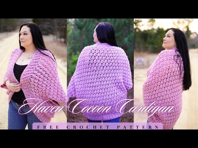 Easy Light Weight Crochet Cardigan /  FREE Tutorials for Beginners/  How To 