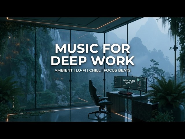 Deep Work Music ~ Ambient Concentration Beats and Productive Sounds for Elite Flow State