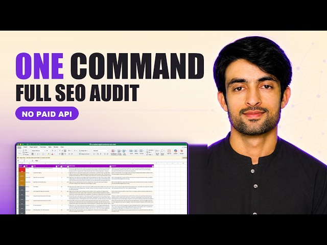 One Command, Full Technical SEO Audit: Screaming Frog + Claude Code (No Paid API)