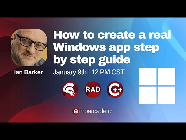 How to create a real Windows app step by step guide | Ian Barker