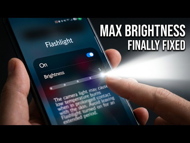 Samsung flashlight brightness hack control light intensity
