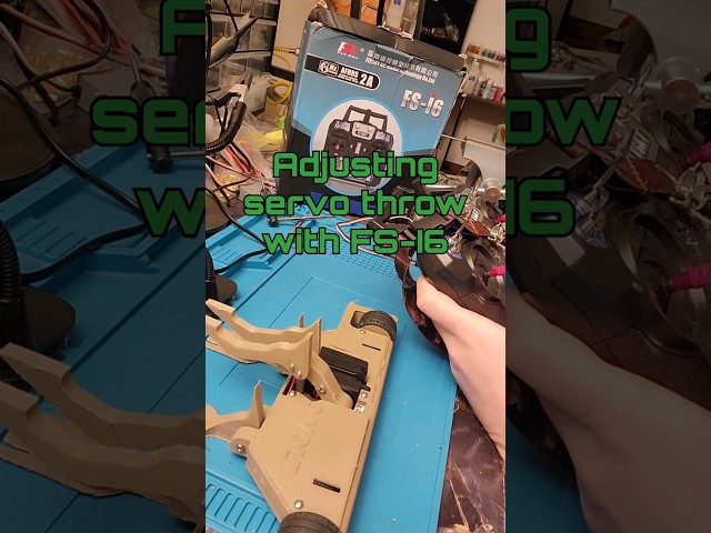 How to limit Servo throw on the FS-I6