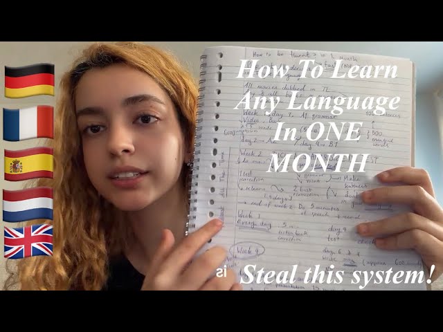How To Learn A Language In ONE MONTH – Steal This System!
