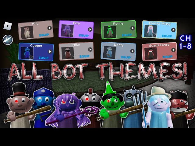 Roblox Puppet ~ All Bot Themes (Chapters 1-8)