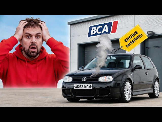 I RISKED BUYING AN OLD GOLF R32 FROM BCA!