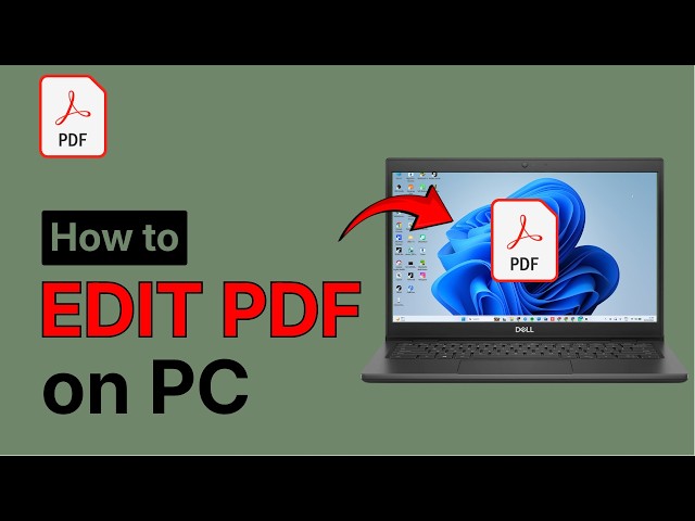 How To Edit PDF Files on PC for Free