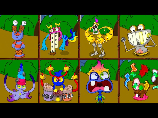 Compare all Singing Monsters with Steel Island. || My Singing Monster