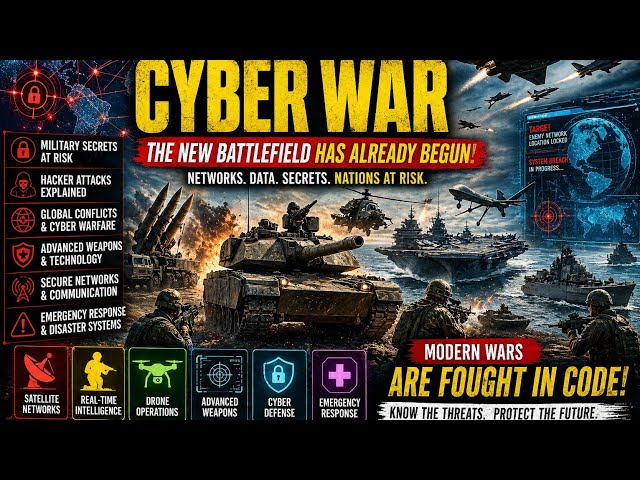 Invisible Wars Explained 🔥 | Cyber Warfare, Military Networks & Hackers in Modern Conflicts