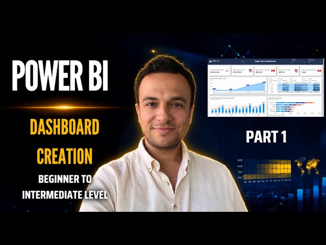 Power BI Full Course for Beginners: Build a Sales Dashboard from Scratch (Part 1/3)