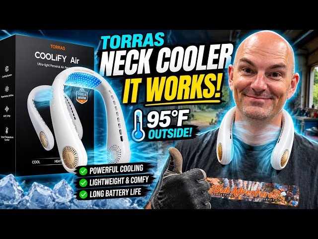 I Tested the TORRAS Neck Cooler in the HEAT… It Actually Works! #TORRAS #NeckCooler #ProductReview