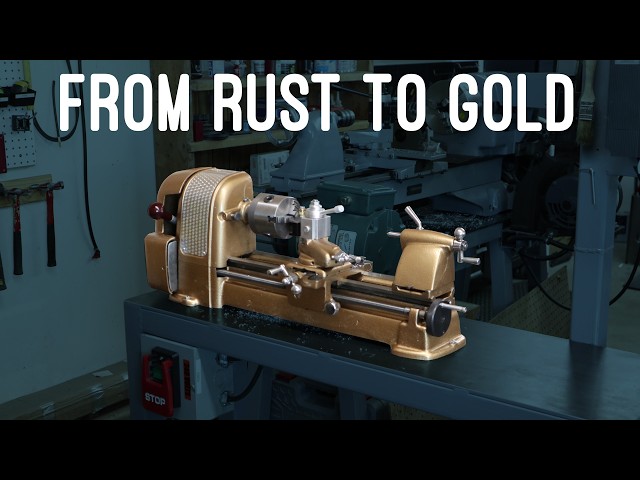I restored this old Craftsman lathe.